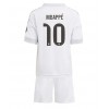 Koszulka piłkarska Real Madrid Kylian Mbappe #10 Strój Domowy dla dzieci 2025-26 tanio Krótki Rękaw (+ Krótkie spodenki)